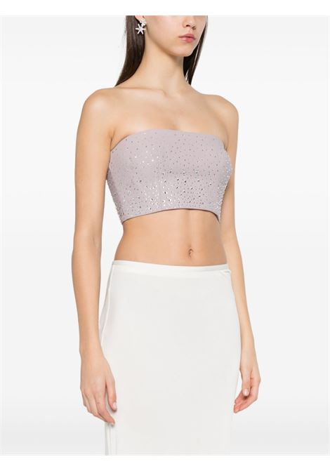 Top bandeau con cristalli in grigio Alex perry - donna ALEX PERRY | T0244GRY